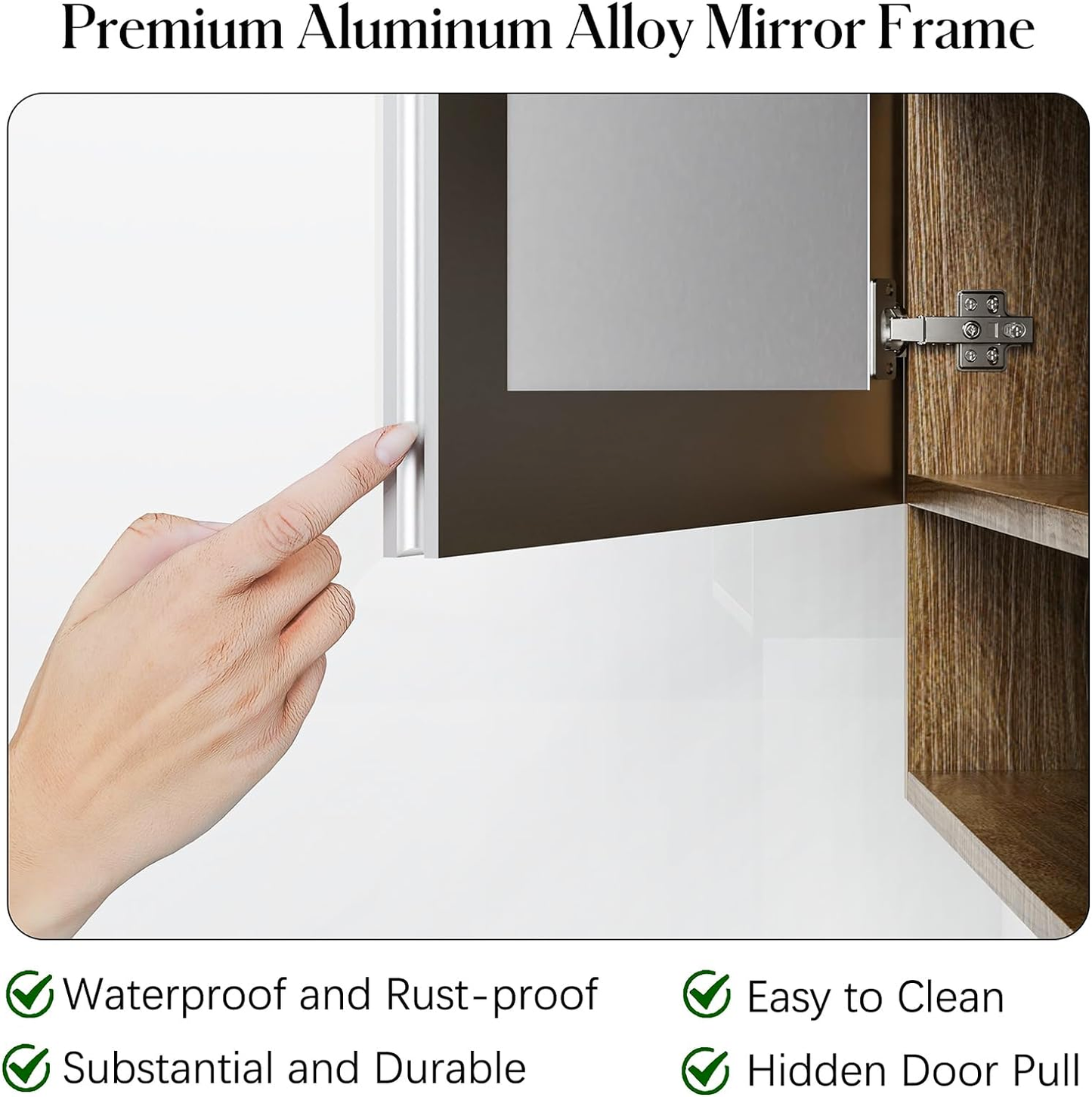 Touch Switches Mirror Medicine Cabinet