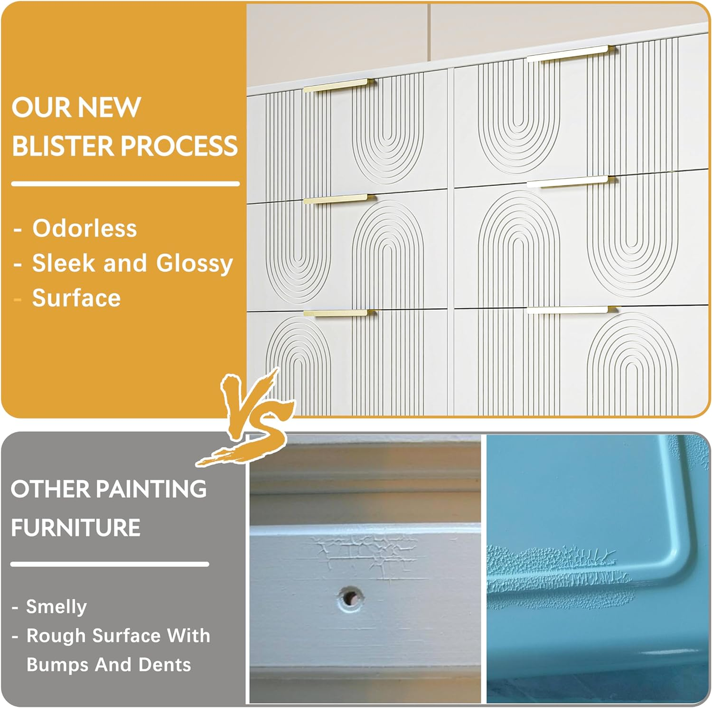 6 Drawer Dresser / Modern Drawer Chest