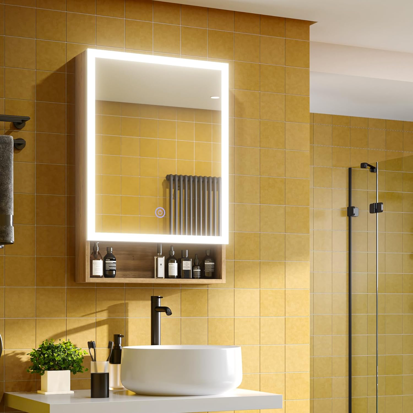 Touch Switches Mirror Medicine Cabinet